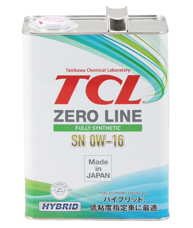 Масло моторное TCL Zero Line Fuel Economy SN 0W-16 4л