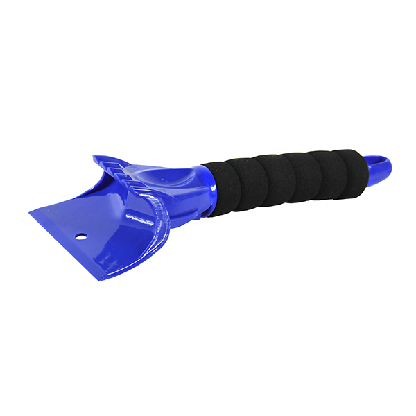 Скребок для уборки снега и льда Clingo 95х15 см с мягкой ручкой синий