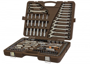 911150 Специальный набор инструмента торцевые головки 1l4 3l8 1l2DR 4-32 мм и SAE 5l32--1-1l