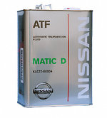 Жидкость АКПП NISSAN ATF Matic Fluid D 4 л