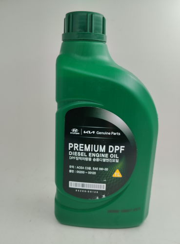 Масло HYUNDAI/KIA моторное синтетическое Premium DPF Diesel 5W-30 ACEA C3 1л