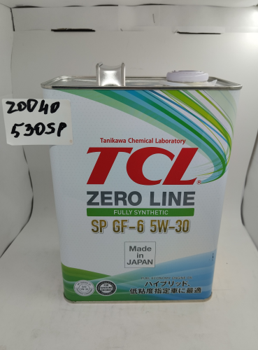 Масло моторное TCL Zero Line Fuel Economy SP GF-6 5W-30 4л