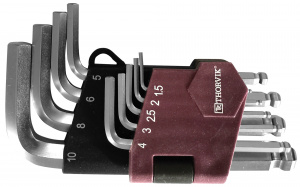 HKS9S Набор ключей торцевых шестигранных коротких H15-H10 9 предметов