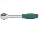 R6602 Рукоятка трещоточная ротационная со сквозным приводом 1l4DR 60 зубцов 180 мм