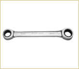 Ключ накидной Sata с трещоточным механизмом 14Х15 S46204